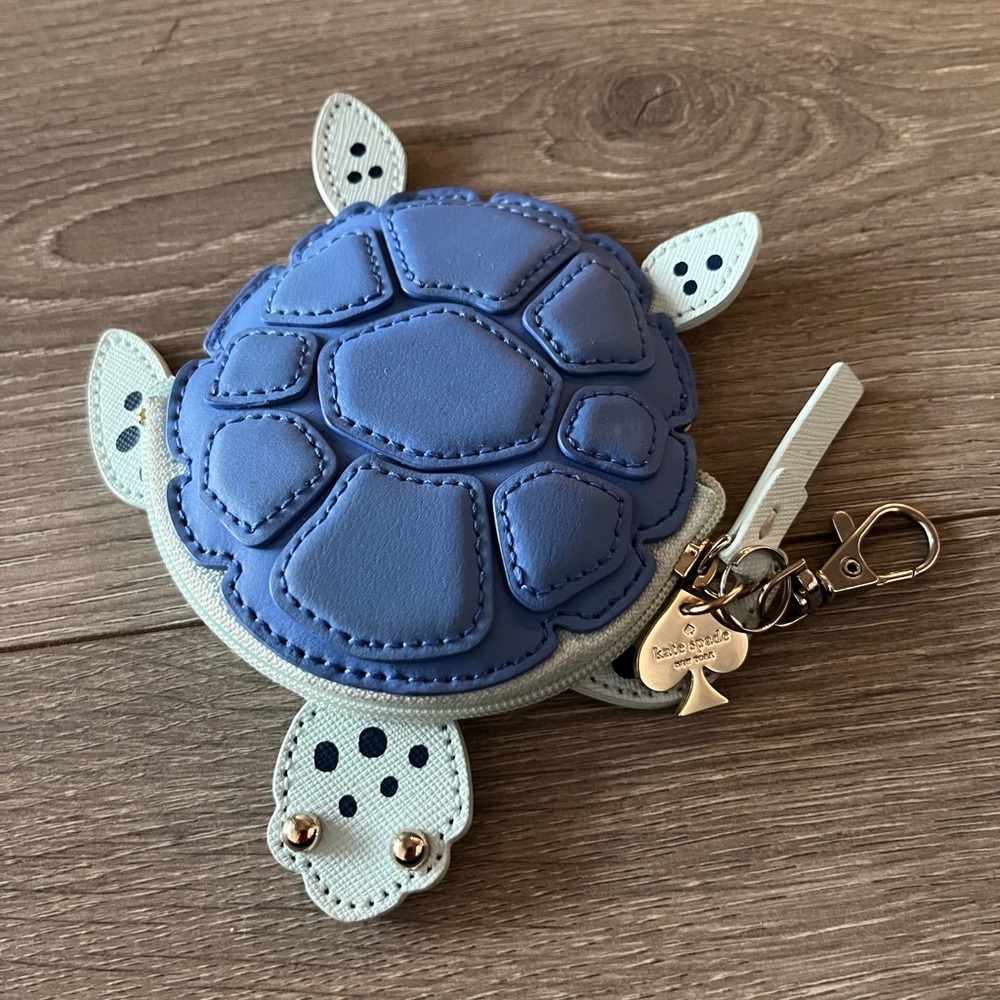 Kate Spade RARE Limited Edition Turtle Coin Pouch/Keychain